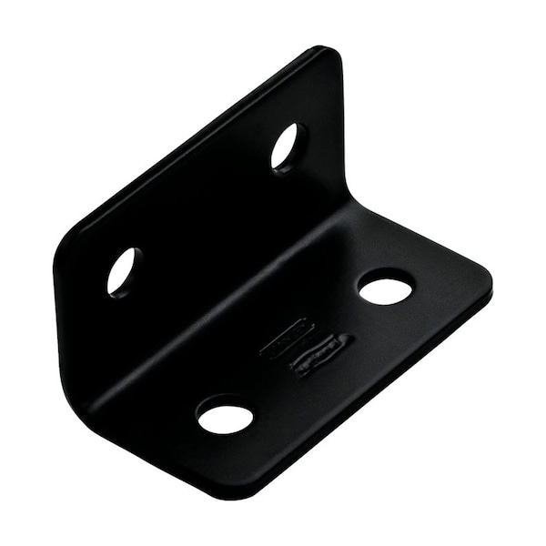 National Hardware National Hardware 1.6 in. H X 3 in. W X 0.125 in. D Black Carbon Steel Inside/Outside Corner Brace N351-483 - main